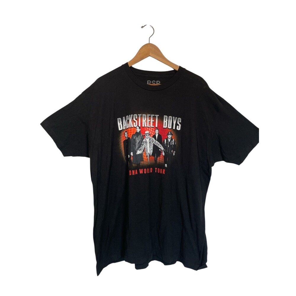 BACKSTREET BOYS CONCERT T SHIRT Cities List DNA World Tour 2019 Adult XXL